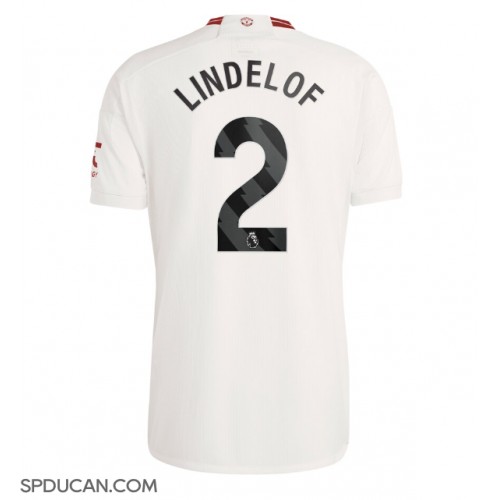 Muški Nogometni Dres Manchester United Victor Lindelof #2 Rezervni 2023-24 Kratak Rukav